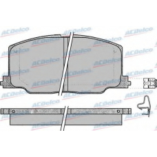 AC544581D AC Delco Комплект тормозных колодок, дисковый тормоз