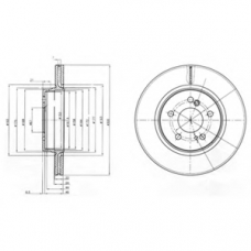BG2776 DELPHI Тормозной диск