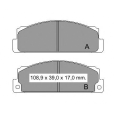 830200 Vema Комплект тормозных колодок, дисковый тормоз