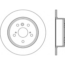 BDR2187.10 OPEN PARTS Тормозной диск