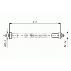 1 987 476 327 BOSCH Тормозной шланг