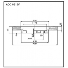 ADC 0215V Allied Nippon Гидравлические цилиндры