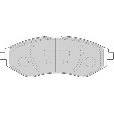 DBP201699 DURON Комплект тормозных колодок, дисковый тормоз