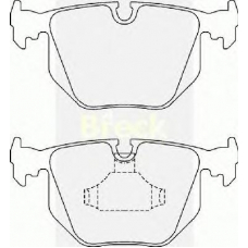 21282 00 BRECK Комплект тормозных колодок, дисковый тормоз