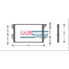 0920021 KUHLER SCHNEIDER Конденсатор, кондиционер