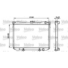 731160 VALEO Радиатор, охлаждение двигателя