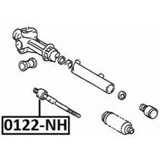 0122-NH ASVA Осевой шарнир, рулевая тяга