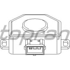 500 459 TOPRAN Датчик, положение дроссельной заслонки