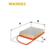 WA9663 WIX Воздушный фильтр