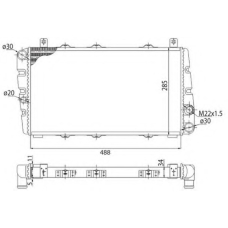 350213671003 MAGNETI MARELLI Радиатор, охлаждение двигателя