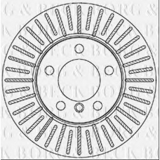 BBD5337 BORG & BECK Тормозной диск