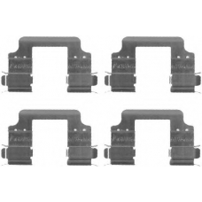 8DZ 355 203-321 HELLA PAGID Комплектующие, колодки дискового тормоза