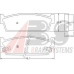 36617 ABS Комплект тормозных колодок, дисковый тормоз