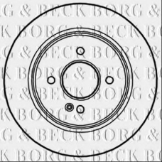 BBD5296 BORG & BECK Тормозной диск
