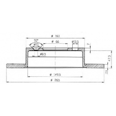 BSF4869 QUINTON HAZELL Тормозной диск