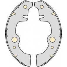 K520638 MGA Комплект тормозов, барабанный тормозной механизм