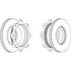 FCR171A FERODO Тормозной диск
