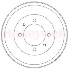 329303B BENDIX Тормозной барабан