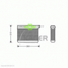 32-0015 KAGER Теплообменник, отопление салона