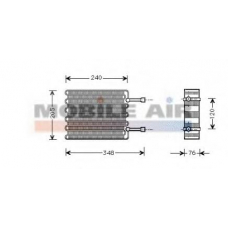 1800V022 VAN WEZEL Испаритель, кондиционер