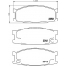 T1375 PAGID Комплект тормозных колодок, дисковый тормоз