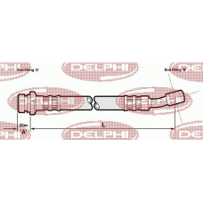 LH6054 DELPHI Тормозной шланг