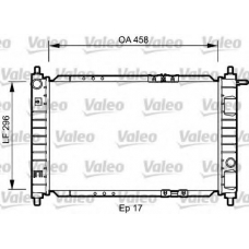 734250 VALEO Радиатор, охлаждение двигателя