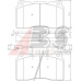 37106 OE ABS Комплект тормозных колодок, дисковый тормоз