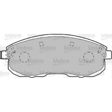 601013 VALEO Комплект тормозных колодок, дисковый тормоз