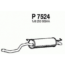 P7524 FENNO Глушитель выхлопных газов конечный
