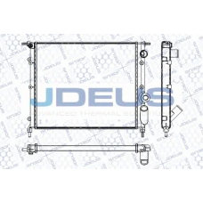 RA0230281 JDEUS Радиатор, охлаждение двигателя