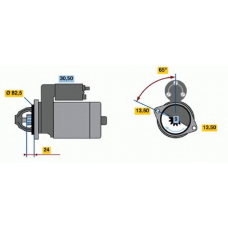 0 001 362 046 BOSCH Стартер