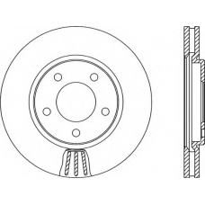 BDR2130.20 OPEN PARTS Тормозной диск