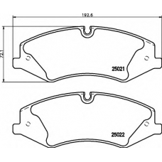 8DB 355 015-081 HELLA Комплект тормозных колодок, дисковый тормоз