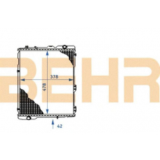 2108408 BEHR Radiator