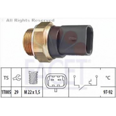 7.5103 FACET Термовыключатель, вентилятор радиатора