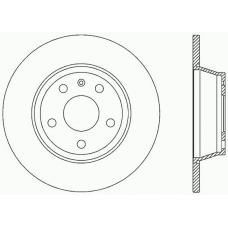 BDR2449.10 OPEN PARTS Тормозной диск