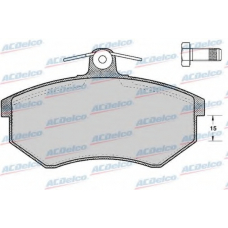 AC058299D AC Delco Комплект тормозных колодок, дисковый тормоз