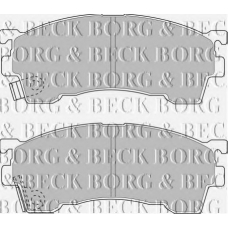 BBP1516 BORG & BECK Комплект тормозных колодок, дисковый тормоз