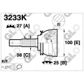 3233K GLO Шарнирный комплект, приводной вал