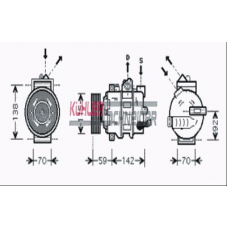 8411761 KUHLER SCHNEIDER Компрессор, кондиционер