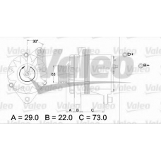 436244 VALEO Генератор