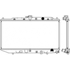 2211-1009 SAKURA  Automotive Радиатор, охлаждение двигателя