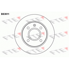BS3611 FTE Тормозной диск