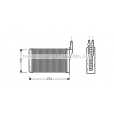 RTA6087 AVA Теплообменник, отопление салона