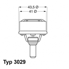 3029.72 WAHLER Термостат, охлаждающая жидкость