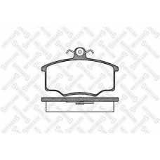 057 000-SX STELLOX Комплект тормозных колодок, дисковый тормоз
