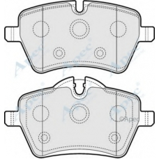 PAD1577 APEC Комплект тормозных колодок, дисковый тормоз