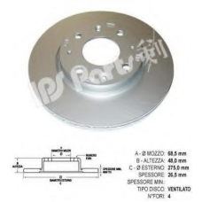 IBT-1K13 IPS Parts Тормозной диск