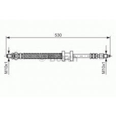 1 987 476 179 BOSCH Тормозной шланг